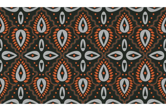 Batik Abstract Wave Dark Green: Embroidery Design Review