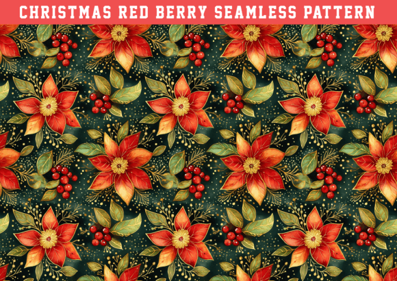 Christmas Red Berry Pattern: Brand Graphics Review