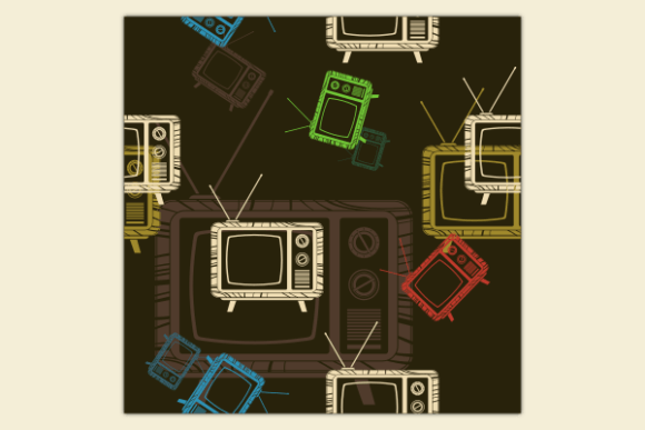 Classic Television Dark Seamless Pattern: A Graphics Review
