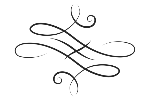 Elegant Calligraphic Divider: Graphics & Crafts Review