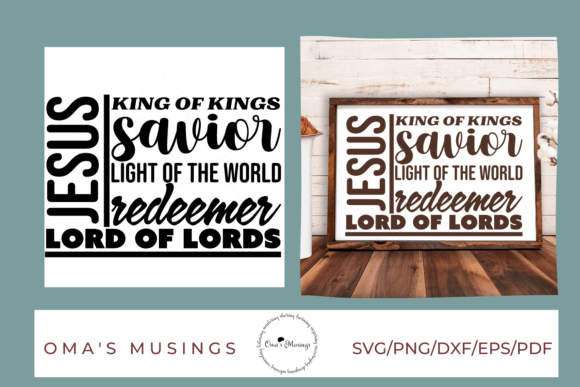 Jesus - Names of Jesus - Christian SVG: Graphics & Crafts Review