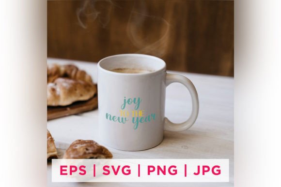 Joy to New Year Graphics for Crafts