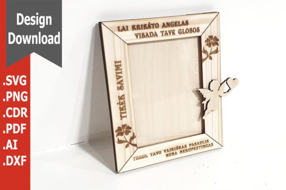 Laser Cut Baby Frame for Christening: A Crafts Graphic Review