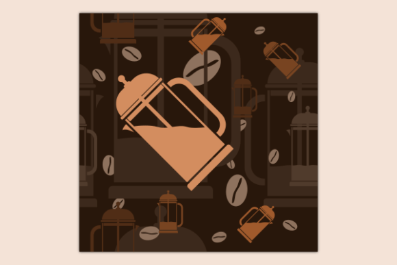 Plunger Coffee Maker Dark Pattern: A Graphics & Patterns Review