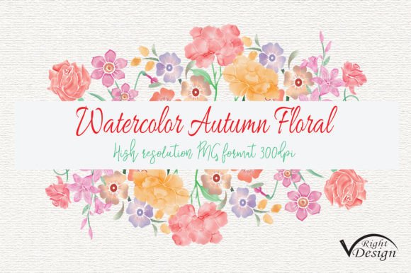 Watercolor Autumn Floral Frame Clipart: A Graphics & Print Review