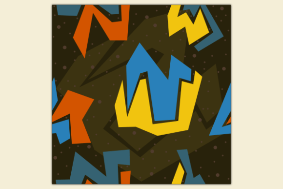 Weird Shapes with Dots Pattern for Brand Graphics